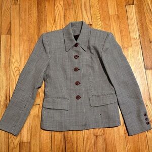 vintage Elliott Lauren Women’s Houndstooth Blazer - size 4